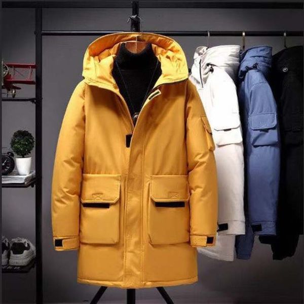 2020 new men's thickened warm down white duck down jacket medium and long fashion leisure special price, Black
2020 new men's thickened warm down white duck down jacket medium and long fashion leisure special price, Black