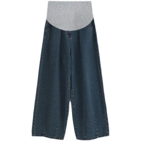 maternity bottoms 2021 autumn fashion restore ancient ways of tall waist pregnant women trousers wide leg denim pants long loose jeans, White
maternity bottoms 2021 autumn fashion restore ancient ways of tall waist pregnant women trousers wide leg denim pants long loose jeans, White