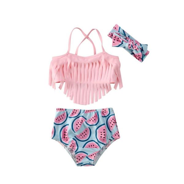one-pieces baby girl ruffle princess 3pcs bikini watermelon print swimwear with bow-knot headband swimsuit bathing beach costume outfits, Black
one-pieces baby girl ruffle princess 3pcs bikini watermelon print swimwear with bow-knot headband swimsuit bathing beach costume outfits, Black