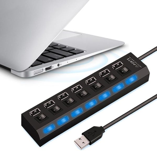 hubs usb hub 2.0 splitter multi port 7 ports high speed hab adapter extender for pc laptop
hubs usb hub 2.0 splitter multi port 7 ports high speed hab adapter extender for pc laptop
