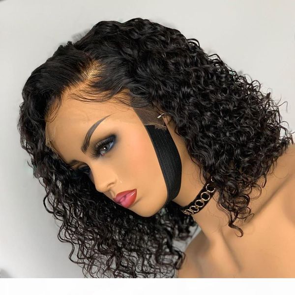 13x4 short curly bob wigs 130% brazilian remy hair can be dyed lace front human hair wigs pre-plucked bleached knots, Black;brown
13x4 short curly bob wigs 130% brazilian remy hair can be dyed lace front human hair wigs pre-plucked bleached knots, Black;brown