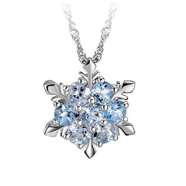 pendant necklaces 2021 charm vintage lady blue crystal snowflake zircon flower & pendants jewelry gift for women girls wholesale, Silver
pendant necklaces 2021 charm vintage lady blue crystal snowflake zircon flower & pendants jewelry gift for women girls wholesale, Silver