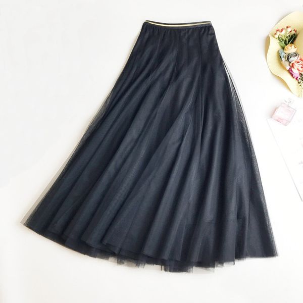 casual dresses summer mesh women pleated skirt solid high waist a line tulle s chic long tutu holiday beach 5ja0, Black;gray
casual dresses summer mesh women pleated skirt solid high waist a line tulle s chic long tutu holiday beach 5ja0, Black;gray