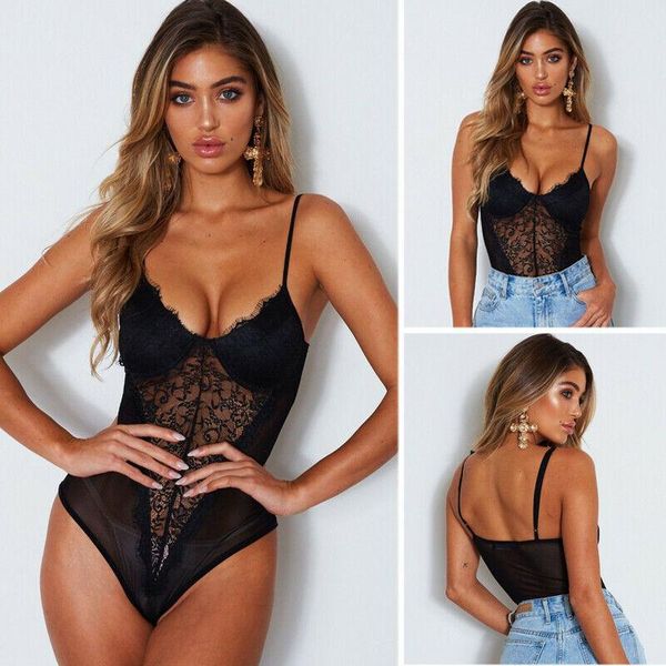 women's jumpsuits & rompers 2021 women plunge v-neck lace up bodysuit leotard sleeveless bodycon crop jumpsuit playsuit summer club, Black;white
women's jumpsuits & rompers 2021 women plunge v-neck lace up bodysuit leotard sleeveless bodycon crop jumpsuit playsuit summer club, Black;white