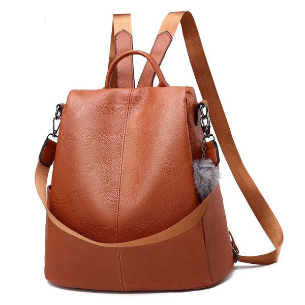 hbp women 2021 new korean versatile fashion soft leather lady backpack student schoolbag women's bag
hbp women 2021 new korean versatile fashion soft leather lady backpack student schoolbag women's bag