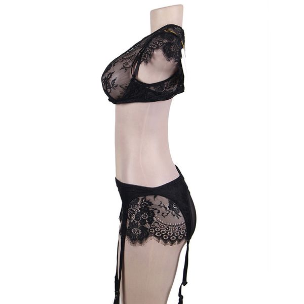 solid eyelash lace sexyy lingerie women set floral transparent backless erotic lingerie plus size porno bra with garter, Red;black
solid eyelash lace sexyy lingerie women set floral transparent backless erotic lingerie plus size porno bra with garter, Red;black