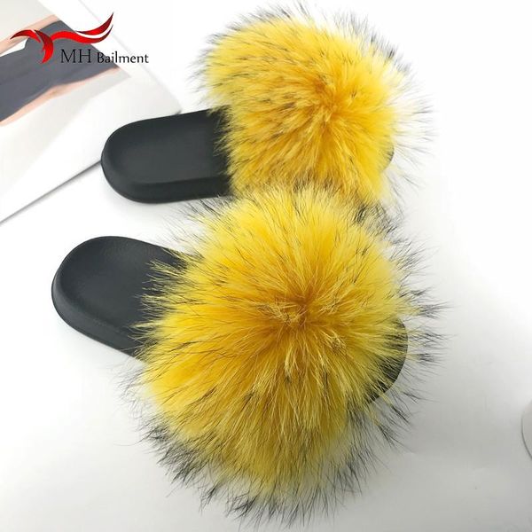 slippers summer real raccoon fur women fluffy fashion slides soft sandals with home shoes ladies big size 45 furry, Black
slippers summer real raccoon fur women fluffy fashion slides soft sandals with home shoes ladies big size 45 furry, Black