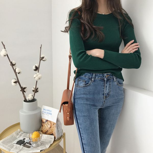 2021 autumn knitted solid female black korean clothes sweater of vintage white winter fine woman sweaters xnpd, White;black
2021 autumn knitted solid female black korean clothes sweater of vintage white winter fine woman sweaters xnpd, White;black