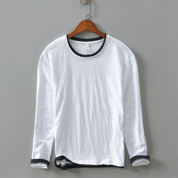 2021 new autumn and spring japanese long-sleeved cotton shirt casual brand t-shirt for men fashion trendy t shirts male chemise tkax, White
2021 new autumn and spring japanese long-sleeved cotton shirt casual brand t-shirt for men fashion trendy t shirts male chemise tkax, White