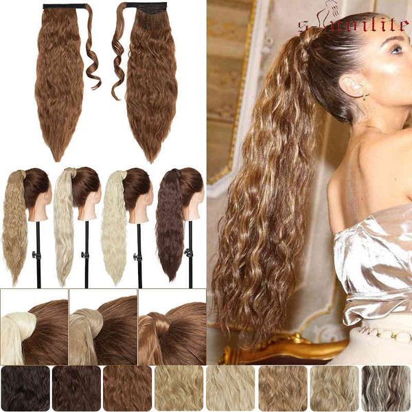 benehair water clip in ponytail hair extension long corn wave wrap around pony tail hairpiece for women, Golden;silver
benehair water clip in ponytail hair extension long corn wave wrap around pony tail hairpiece for women, Golden;silver
