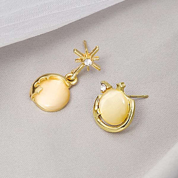 stud vsnow statement asymmetry opals heavenly body earring for women girls classic rhinestone gold color metal jewelry, Golden;silver
stud vsnow statement asymmetry opals heavenly body earring for women girls classic rhinestone gold color metal jewelry, Golden;silver