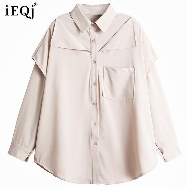 women's suits & blazers ieqj 2021 summer clothing loose big size turn-down collar full spliced single breasted shirt fashion wp61812, White;black
women's suits & blazers ieqj 2021 summer clothing loose big size turn-down collar full spliced single breasted shirt fashion wp61812, White;black