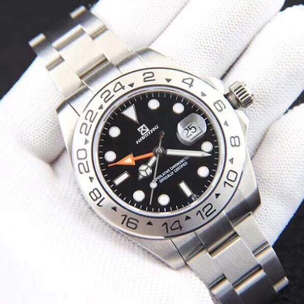 wristwatches mens watch explorer ii sapphire glass black dial gmt wrok automatic mechanical solid stainless steel original clasp men watches, Slivery;brown
wristwatches mens watch explorer ii sapphire glass black dial gmt wrok automatic mechanical solid stainless steel original clasp men watches, Slivery;brown