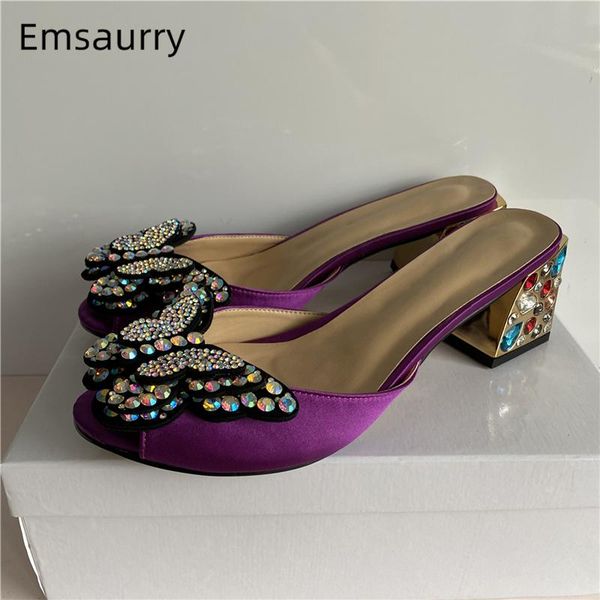 sandals crystal butterfly-flower party women jeweled rhinestone square heel peep toe slingbacks runway mules, Black
sandals crystal butterfly-flower party women jeweled rhinestone square heel peep toe slingbacks runway mules, Black