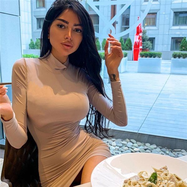 bodycon dress women winter 2019 high neck long sleeve sheath dresses black red party pencil dress female vestidos, Black;gray
bodycon dress women winter 2019 high neck long sleeve sheath dresses black red party pencil dress female vestidos, Black;gray