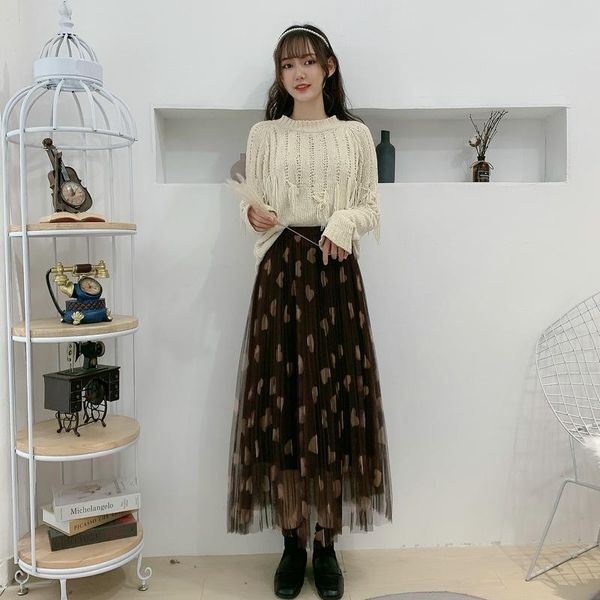 skirts korean style hearts printed women long skirt vd1710 high waist 2021 spring tulle pleated for faldas, Black
skirts korean style hearts printed women long skirt vd1710 high waist 2021 spring tulle pleated for faldas, Black