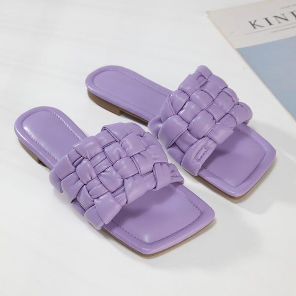 new brand slippers weave leather women sandal open toe flat casual slides summer outdoor beach female flip flops, Black
new brand slippers weave leather women sandal open toe flat casual slides summer outdoor beach female flip flops, Black