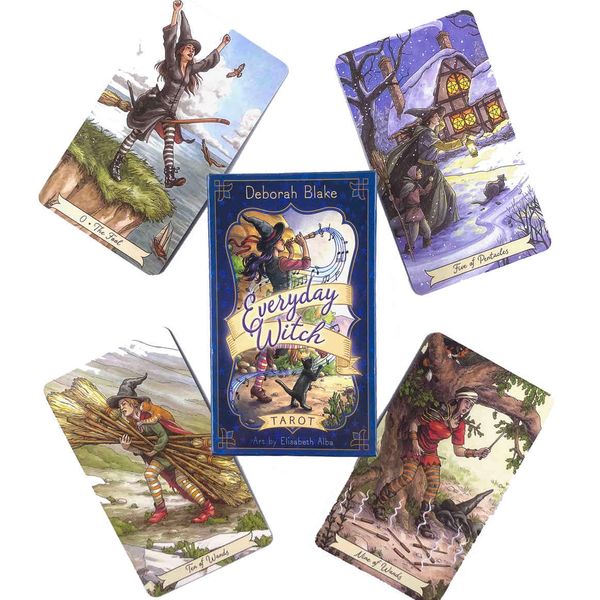everyday witch tarot deck leisure party table game fortune-telling prophecy oracles cards with guide book
everyday witch tarot deck leisure party table game fortune-telling prophecy oracles cards with guide book