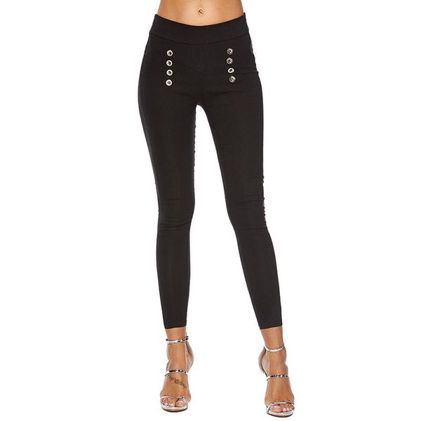 women's pants & capris black work zipper women spring trousers skinny sailor double button mid waist casual, Black;white
women's pants & capris black work zipper women spring trousers skinny sailor double button mid waist casual, Black;white