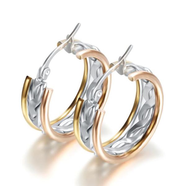 hoop & huggie stainless steel fashion rope chain earrings jewelry gold trend gift for him, Golden;silver
hoop & huggie stainless steel fashion rope chain earrings jewelry gold trend gift for him, Golden;silver