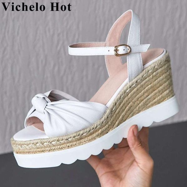 vichelo pretty girls wedges bottom platofrm buckle strap butterfly-knot straw decoration peep round toe fashion sandals l17, Black
vichelo pretty girls wedges bottom platofrm buckle strap butterfly-knot straw decoration peep round toe fashion sandals l17, Black