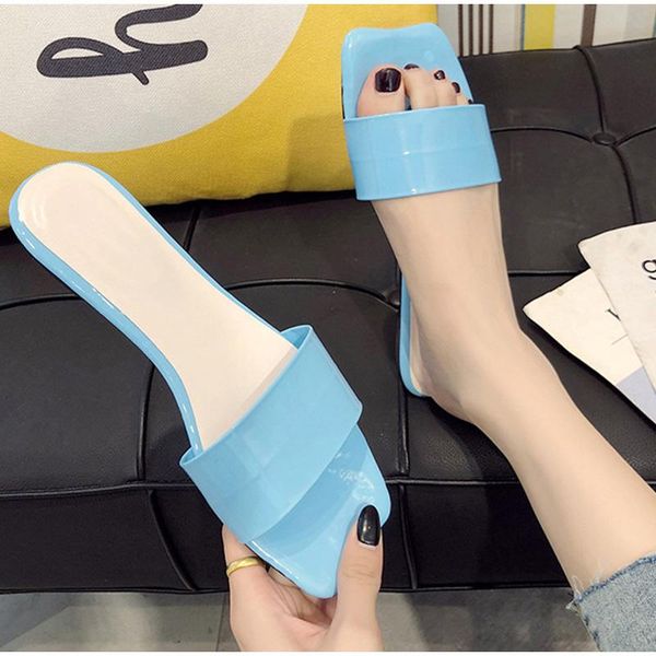 slippers summer women patent leather ladies outside shoes woman casual comfortable women's square toe female, Black
slippers summer women patent leather ladies outside shoes woman casual comfortable women's square toe female, Black