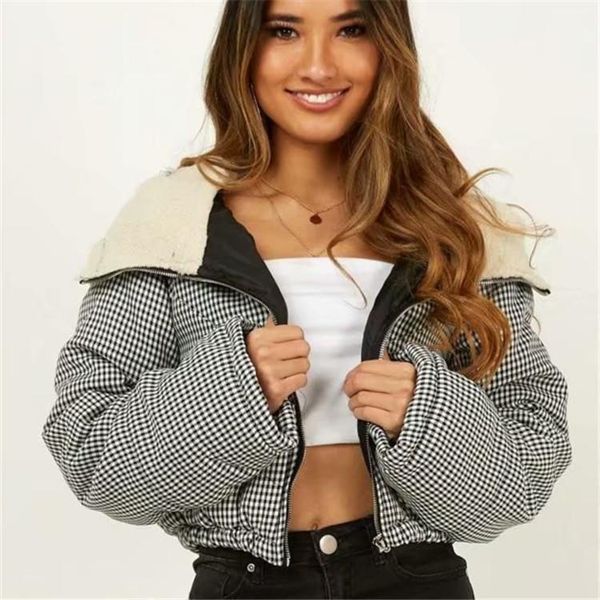 winter warm fashionable women's thousand bird and thickened short hooded coat for cotton padded clothes down & parkas, Black
winter warm fashionable women's thousand bird and thickened short hooded coat for cotton padded clothes down & parkas, Black