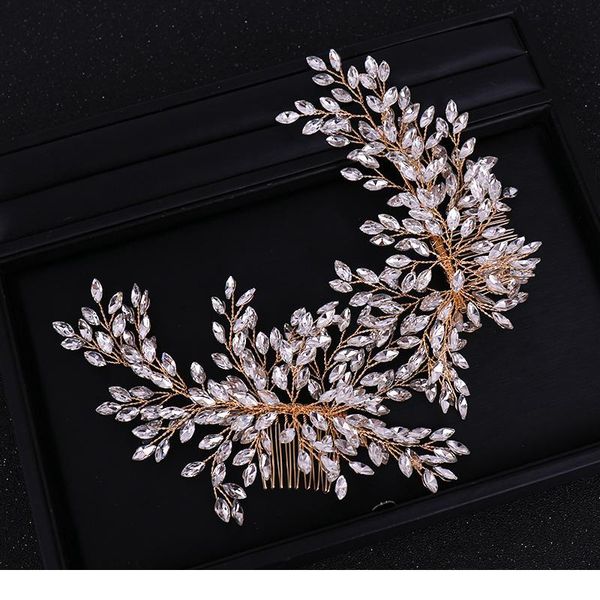 trendy gold crystal rhinestone hair comb hair accessories wedding tiara bridal headpiece hair ornaments bride women qylbia
trendy gold crystal rhinestone hair comb hair accessories wedding tiara bridal headpiece hair ornaments bride women qylbia