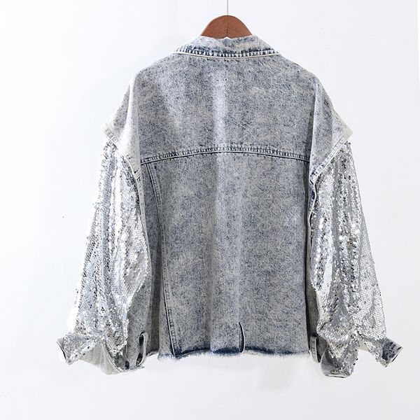 autumn vintage denim jacket women outerwear loose sequins stitching sleeve short jeans jackets coat female chaqueta streetwear 98j3, Black;brown
autumn vintage denim jacket women outerwear loose sequins stitching sleeve short jeans jackets coat female chaqueta streetwear 98j3, Black;brown