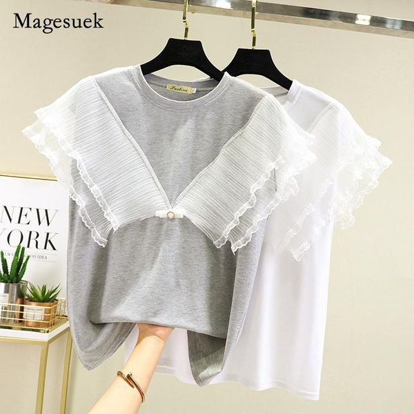 women's blouses & shirts summer 2021 women solid cotton shirt korea o-neck gauze lace plus size for office lady loose grey t-shirt blu, White
women's blouses & shirts summer 2021 women solid cotton shirt korea o-neck gauze lace plus size for office lady loose grey t-shirt blu, White