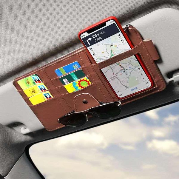 car organizer sun visor card holder zipper leather bill glasses clip mobile phone document storage bag
car organizer sun visor card holder zipper leather bill glasses clip mobile phone document storage bag