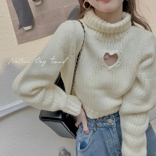 women's sweaters knitting sweater autumn women korean fashion female baggy high collar hollowed out chic design pullover cropped, White;black
women's sweaters knitting sweater autumn women korean fashion female baggy high collar hollowed out chic design pullover cropped, White;black