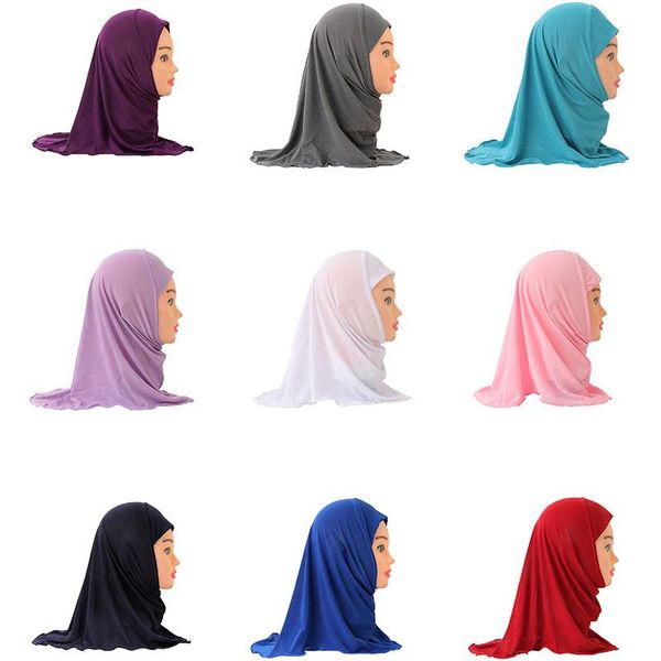 scarves 2021 amira hijab fit 2-7 years old kids pull on islamic scarf head wrap solid color shawls for small girls about 60cm, Blue;gray
scarves 2021 amira hijab fit 2-7 years old kids pull on islamic scarf head wrap solid color shawls for small girls about 60cm, Blue;gray