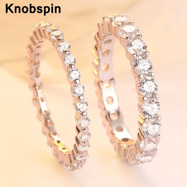 cluster rings knobspin 100% 925 sterling silver 1 row full drill wedding for women sparkling high carbon diamond fine jewelry wholesale, Golden;silver
cluster rings knobspin 100% 925 sterling silver 1 row full drill wedding for women sparkling high carbon diamond fine jewelry wholesale, Golden;silver