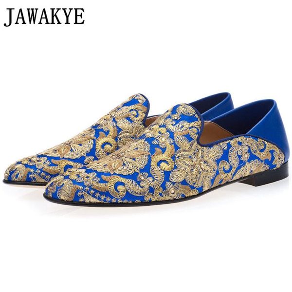 dress shoes luxurious gold embroidery bridegroom formal slip on loafers men's blue mules male party, Black
dress shoes luxurious gold embroidery bridegroom formal slip on loafers men's blue mules male party, Black