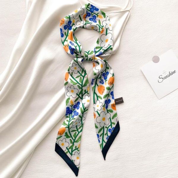 scarves classic chain printed silk scarf literary ladies decoration neck scarfs for bag all-match fashion headband foulard, Blue;gray
scarves classic chain printed silk scarf literary ladies decoration neck scarfs for bag all-match fashion headband foulard, Blue;gray