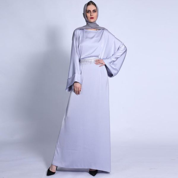 ethnic clothing wepbel long dress muslim women robe ramadan autumn matte solid color loose abaya tassel rhinestone belt, Red
ethnic clothing wepbel long dress muslim women robe ramadan autumn matte solid color loose abaya tassel rhinestone belt, Red