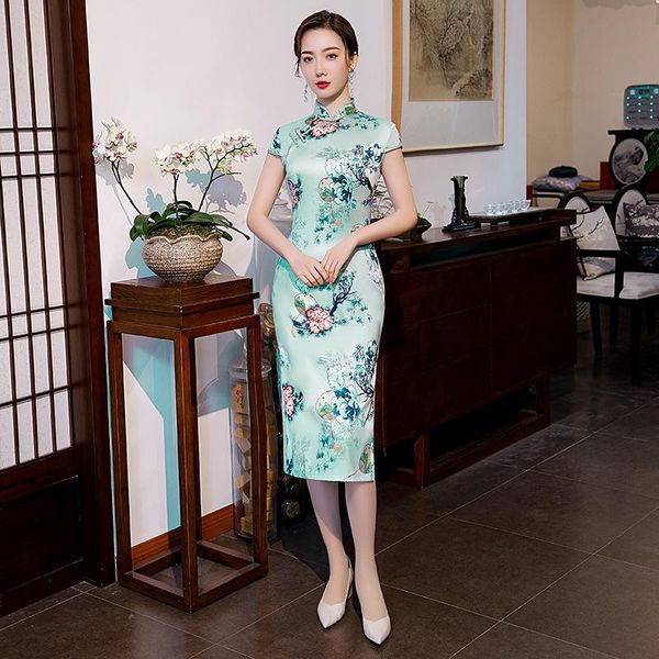 ethnic clothing slim summer ladies cheongsam chinese style dress rayon print floral stage show qipao large size 3xl 4xl, Red
ethnic clothing slim summer ladies cheongsam chinese style dress rayon print floral stage show qipao large size 3xl 4xl, Red