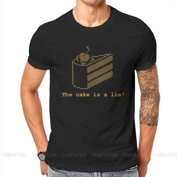 men's t-shirts portal chell video game the cake is a lie t shirt classic teenager graphic tshirt big size crewneck men tshirts, White;black
men's t-shirts portal chell video game the cake is a lie t shirt classic teenager graphic tshirt big size crewneck men tshirts, White;black
