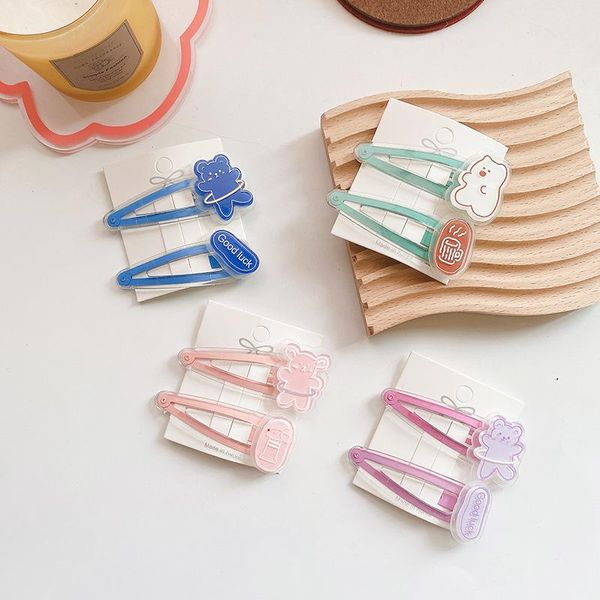 hair accessories 2 pcs simple cute acrylic letter cartoon bear children's bb clip korean sweet girl princess hairpins kids, Slivery;white
hair accessories 2 pcs simple cute acrylic letter cartoon bear children's bb clip korean sweet girl princess hairpins kids, Slivery;white