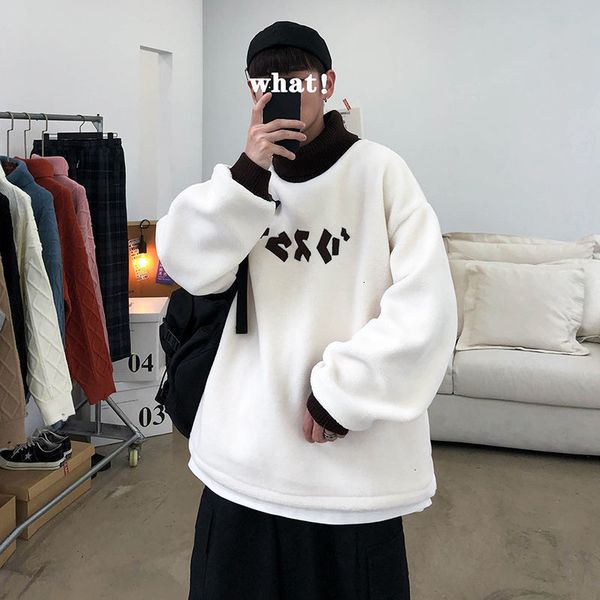 2021 new male winter lamb cotton hoodies in casual thick wool coats 2 colours pullover sweaters aqja, Black
2021 new male winter lamb cotton hoodies in casual thick wool coats 2 colours pullover sweaters aqja, Black