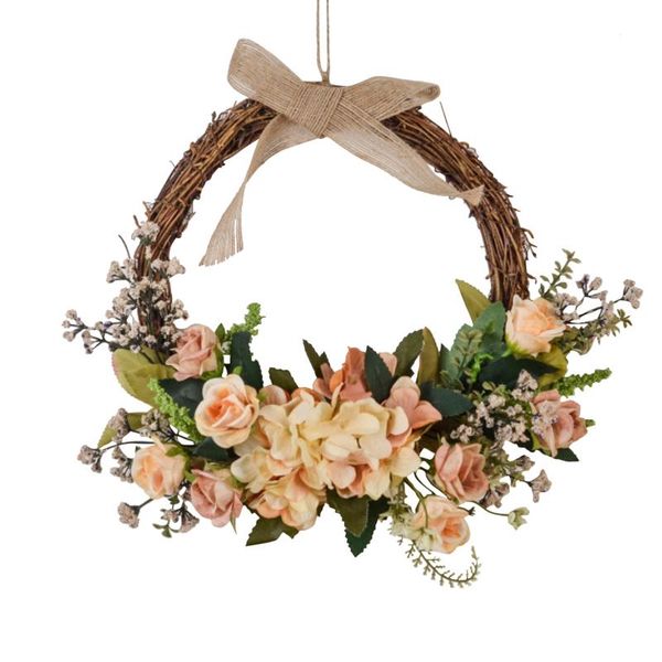 decorative flowers & wreaths simulation rose garland silk flower ring field pendant door knocker round leaf decoration wedding party hanging
decorative flowers & wreaths simulation rose garland silk flower ring field pendant door knocker round leaf decoration wedding party hanging