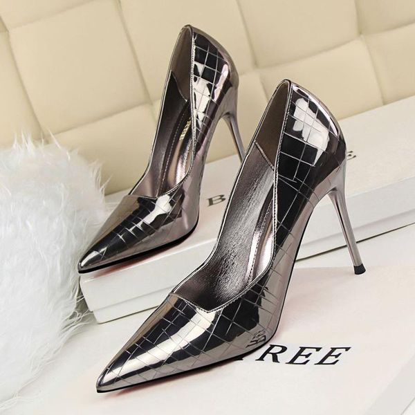 dress shoes bigtree women pumps heels stiletto high ladies luxury patent leather strippers wedding party, Black
dress shoes bigtree women pumps heels stiletto high ladies luxury patent leather strippers wedding party, Black