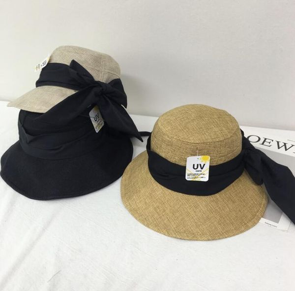 wide brim hats linen bow ribbon fisherman hat spring and summer thin breathable korean verion sunhat, Blue;gray
wide brim hats linen bow ribbon fisherman hat spring and summer thin breathable korean verion sunhat, Blue;gray
