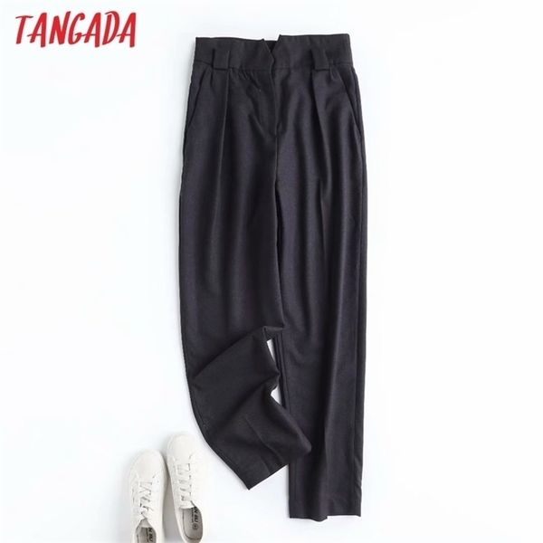 tangada fashion women thick dark gray waist suit pants trousers buttons office lady pantalon 4c15 211115, Black;white
tangada fashion women thick dark gray waist suit pants trousers buttons office lady pantalon 4c15 211115, Black;white