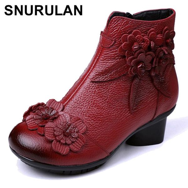 boots snurulan female winter flower shoes non-slip wear-resistant solid color round toe side zipper square heel, Black
boots snurulan female winter flower shoes non-slip wear-resistant solid color round toe side zipper square heel, Black