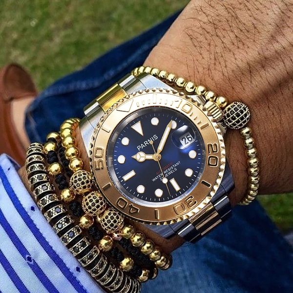 fashion watch 40mm mechanical automatic men's watch diver rose gold stainless steel band men watches 2021 man clock, Slivery;brown
fashion watch 40mm mechanical automatic men's watch diver rose gold stainless steel band men watches 2021 man clock, Slivery;brown
