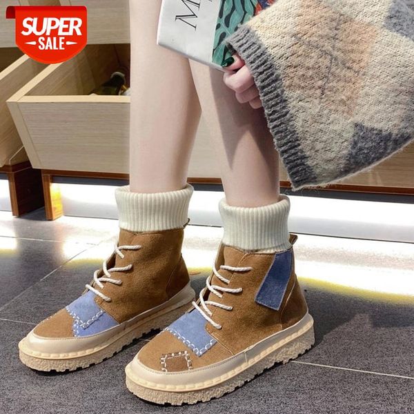 autumn winter short boots women 2019 new personality patchwork matte leather women's boots fashion casual flat woman shoes #pg3e, Black
autumn winter short boots women 2019 new personality patchwork matte leather women's boots fashion casual flat woman shoes #pg3e, Black