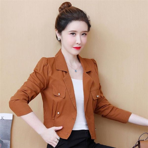 women's jackets woman coat short basic lapel women windbreaker jacket outdoor casual, Black;brown
women's jackets woman coat short basic lapel women windbreaker jacket outdoor casual, Black;brown