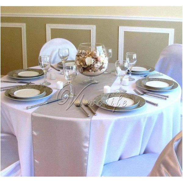 wholesale- new silver satin table runner 12" x 108'' wedding party banquet home l table decor jllbmt sport77777
wholesale- new silver satin table runner 12" x 108'' wedding party banquet home l table decor jllbmt sport77777